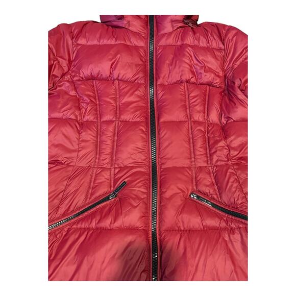 Michael Kors puffer coat with removable hood knee length size small - Picture 15 of 16